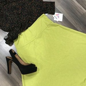 Gorgeous Mustard Azure Skirt